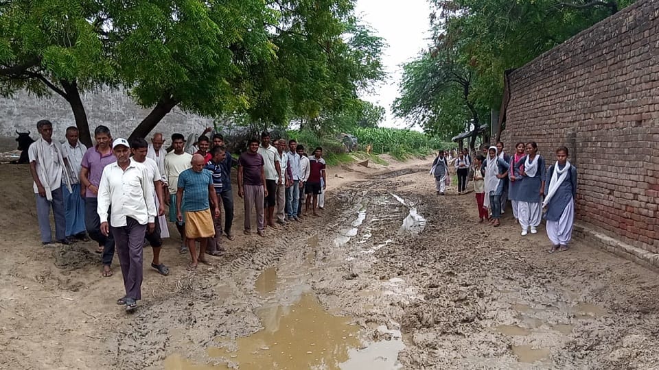 Devotees will go to Vankhandi Mahadev temple through dirty water