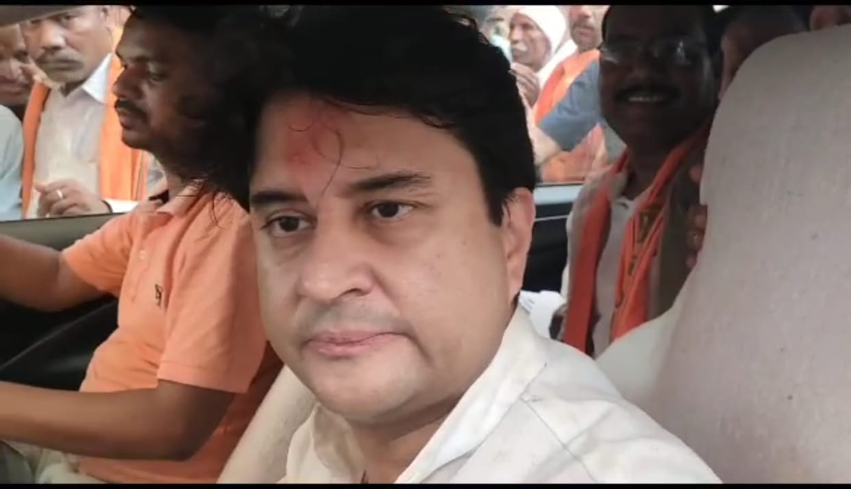 Scindia said that as soon as the elections came, parties started talking about Ramayana-Mahabharata