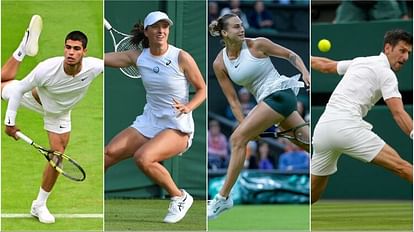 Wimbledon 2023: रोमांचक हुई क्वार्टरफाइनल में पहुंचने की दौड़, सिंगल्स के राउंड ऑफ-16 में भिड़ेंगे ये खिलाड़ी Wimbledon 2023 Quarter Final Scenario Know List of Players Participate in Round of 16