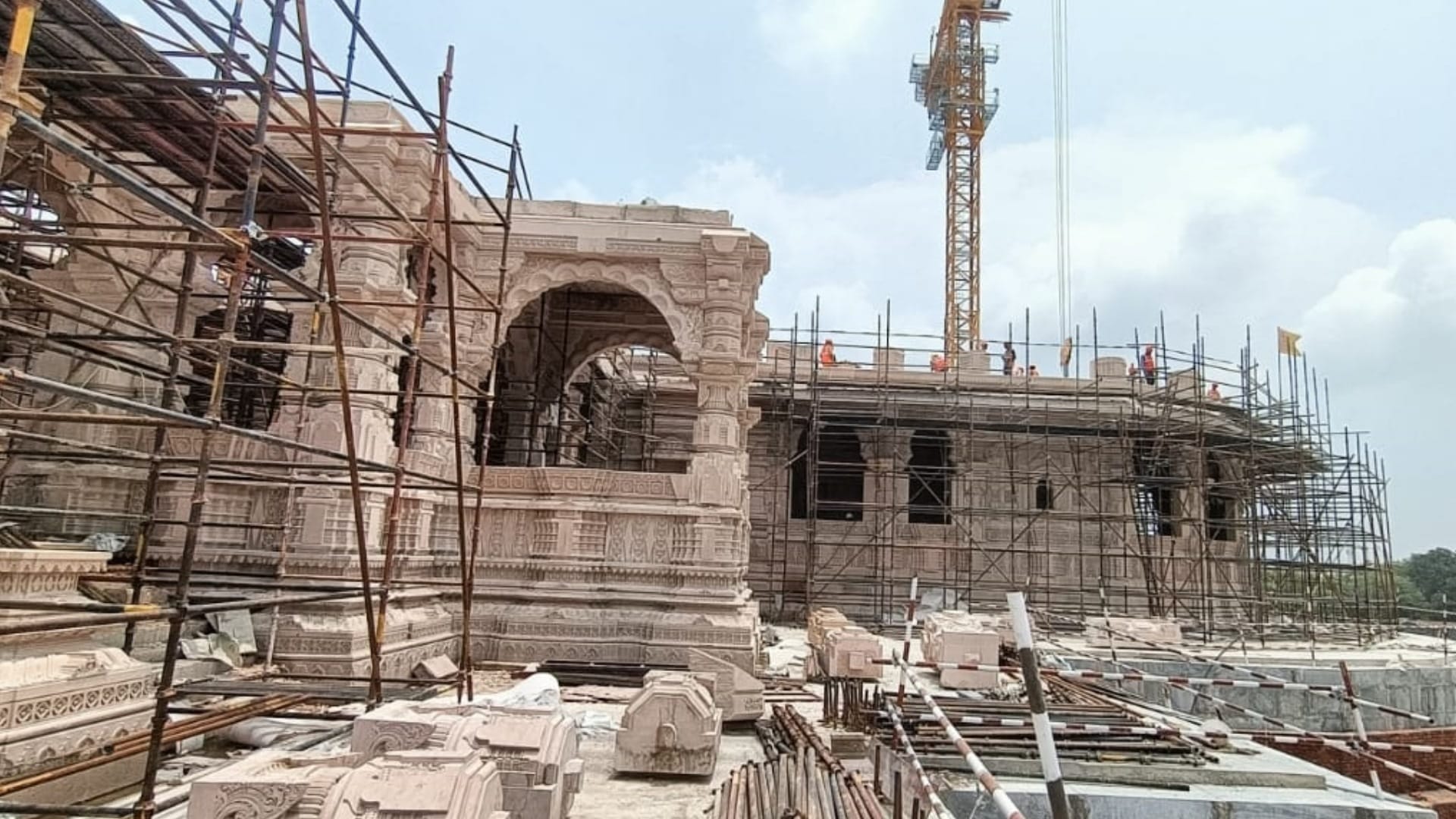Ayodhya Ram Mandir New Pictures Know Ram Mandir Construction Status Today