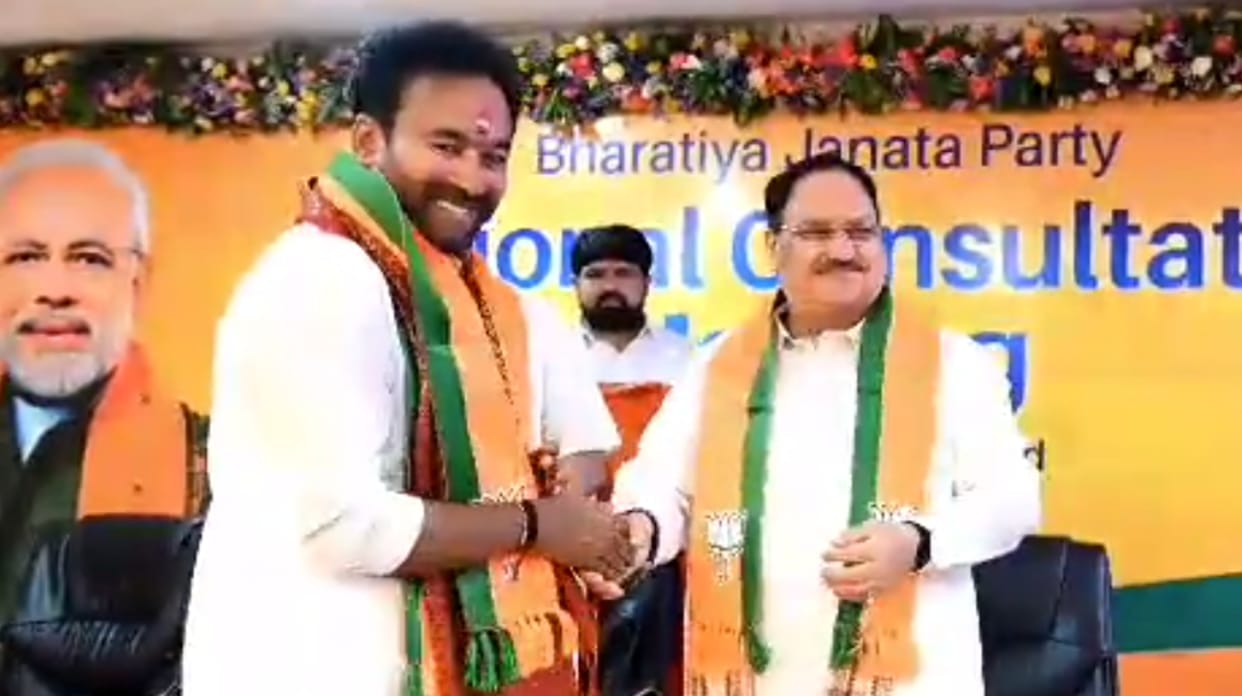 Meeting with heads of 11 states at BJP headquarters in Hyderabad