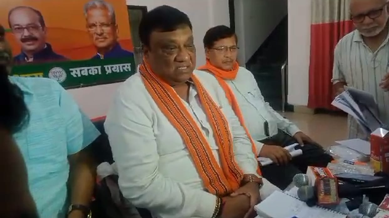 Narayan Chandel targeted Bhupesh Baghel govt regarding paddy purchase and farmers in bilaspur