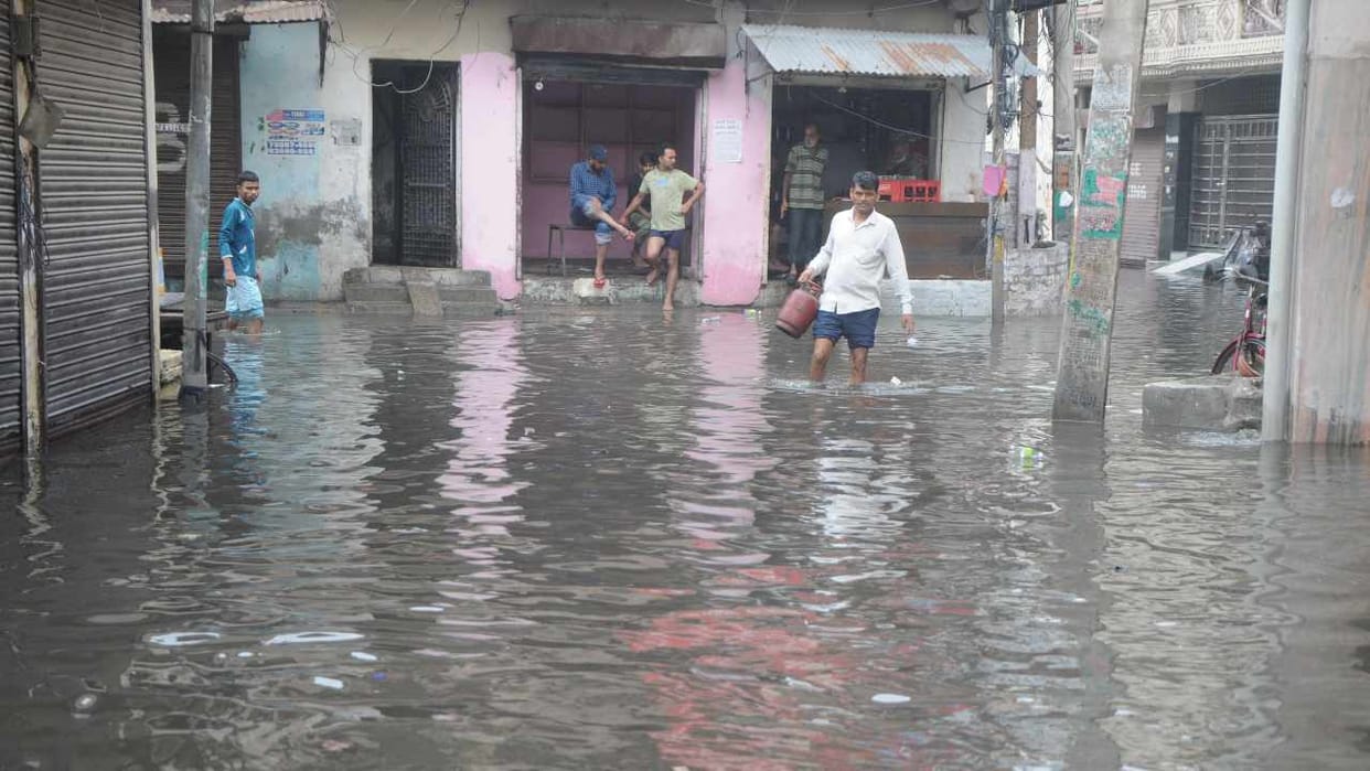 Ludhiana weather update: Buddha Nullah water entered many houses in Ludhiana