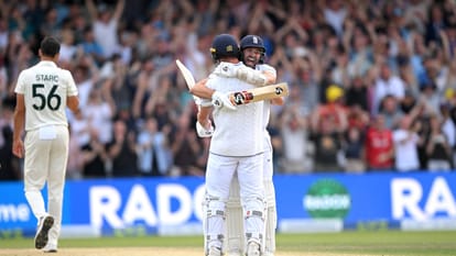ENG vs AUS England won after four years against Australia won by 7 wickets at Headingley Mark Wood Harry Brook