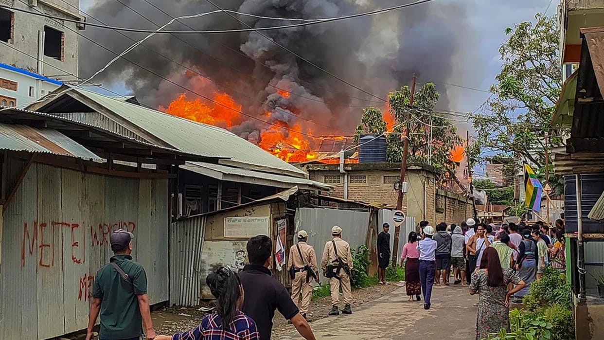 In violence hit Manipur warring groups use quadcopters to target each other Latest News Update