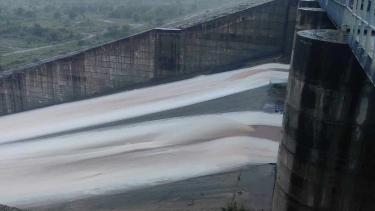 600 Cusec water released from Kaushalya Dam after water level reached danger mark