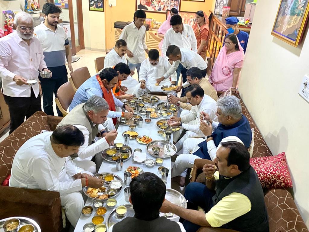 Lunch politics at Vijayvargiya's residence, State in-charge of BJP, State President, Organization General Secr