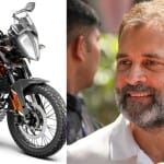 Rahul Gandhi KTM 390 Bike