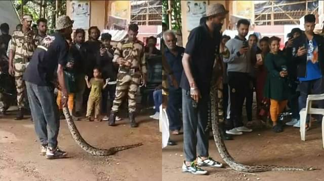 Shakti Arora shares shocking updates as a python is spotted on sets of ghum hai kisikey pyaar meiin