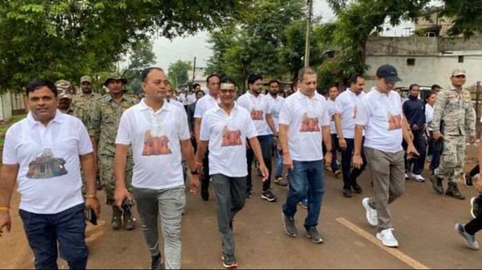 Bhoramdev Padyatra taken out from Budha Mahadev Temple on first Monday of Sawan in Kabirdham