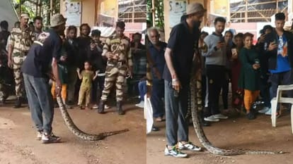 Shakti Arora shares shocking updates as a python is spotted on sets of ghum hai kisikey pyaar meiin
