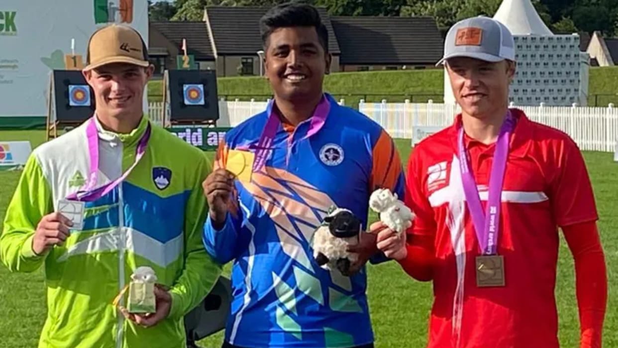 Archery: Priyansh became world champion in compound archery under-21, defeating Slovenia's Aljaj by six points