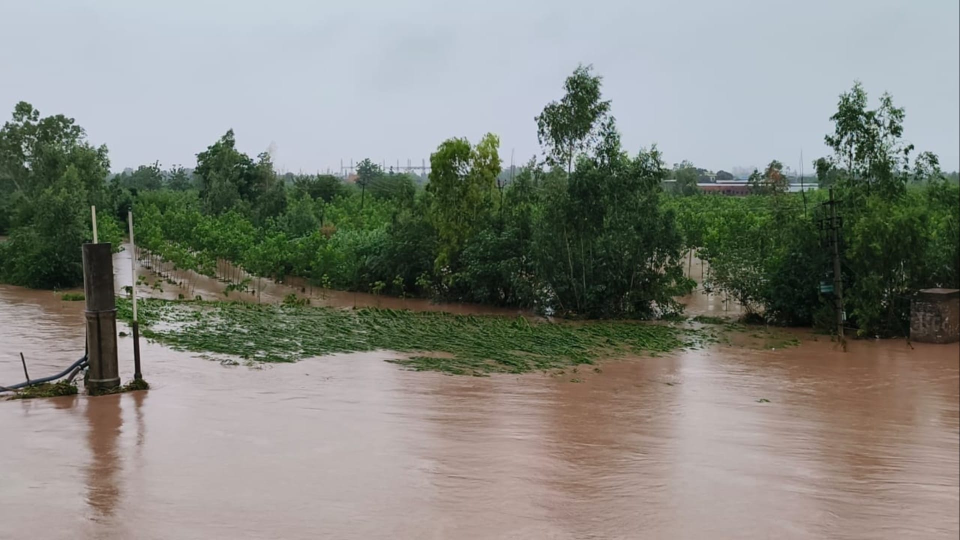 Chandigarh lost connectivity with Delhi: Ghaggar river water came on National Highway
