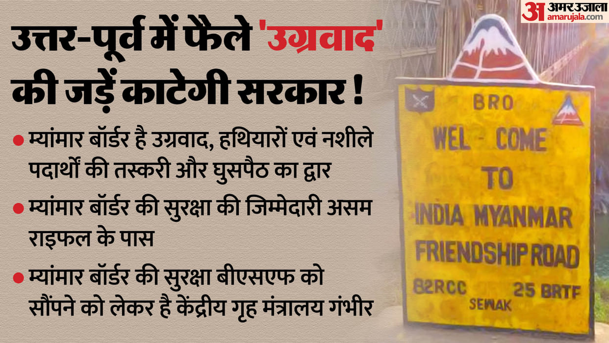 Union Home Ministry seriously considering the proposal to hand over the security of Myanmar border to BSF