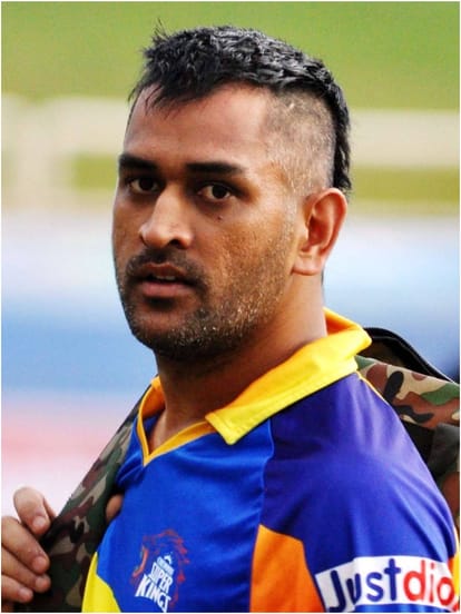 MS Dhoni, new look, social media ablaze, chennai airport, Dhoni 42nd birthday, film launch, lets get