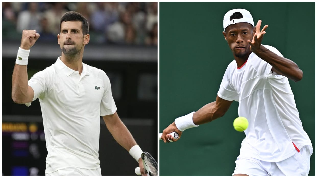 Novak Djokovic wins 32nd consecutive match at Wimbledon Christopher Eubanks upsets Stefanos Tsitsipas