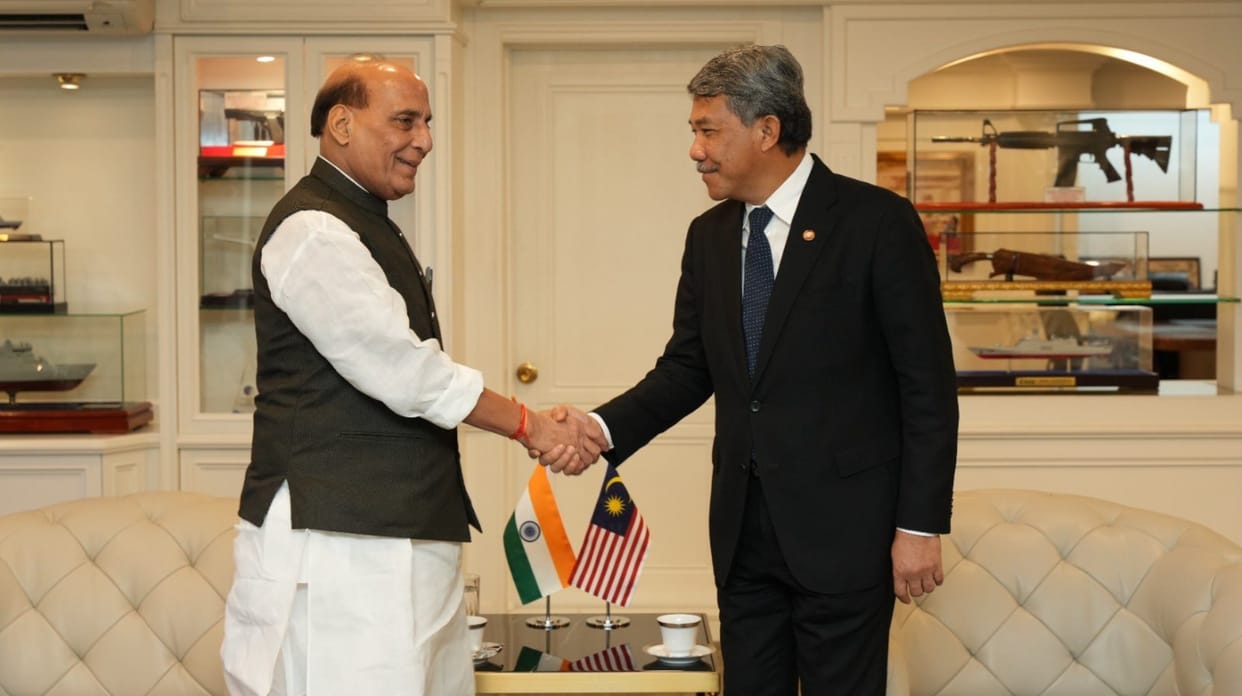 Rajnath Singh arrives in Malaysia aimed at further boosting bilateral defence and strategic ties