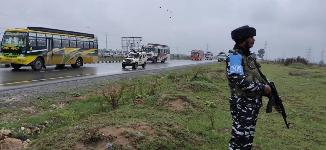 Amarnath Yatra: Bravehearts of CRPF doing 14-hour duty with 10 kg weight on the yatra route