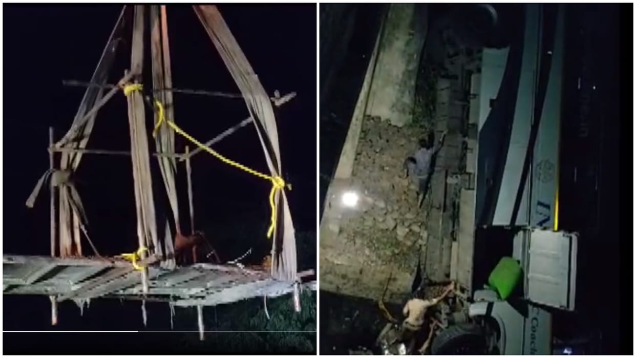 Andhra Pradesh Road Accident Bus falls in Canal in Prakasam several dead and injured news and updates