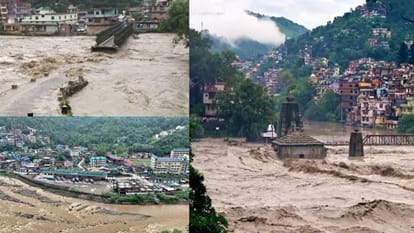 हिमाचल प्रदेश में बाढ़-बारिश से हाहाकार।