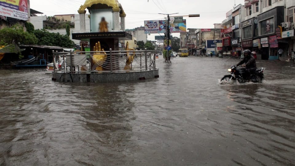 Rainfall in Haridwar People Panic after see water logging everywhere photos