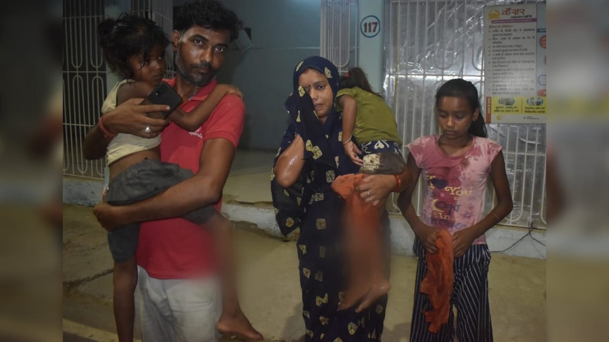 Jackal came to door of house and bitten six in Sitamarhi, attacked a group of 5 children; woman also injured