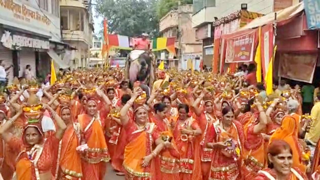 5100 women take out Kalash Yatra from Ekling Mahadev Temple in Alwar