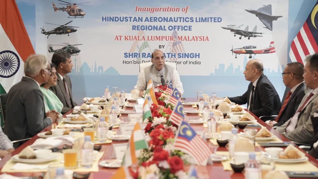 Rajnath Singh inaugurates HAL's regional office in Malaysia