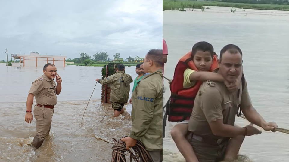 Dehradun Weather News: Three families Rescue from water filling in Naya village House after Heavy rainfall