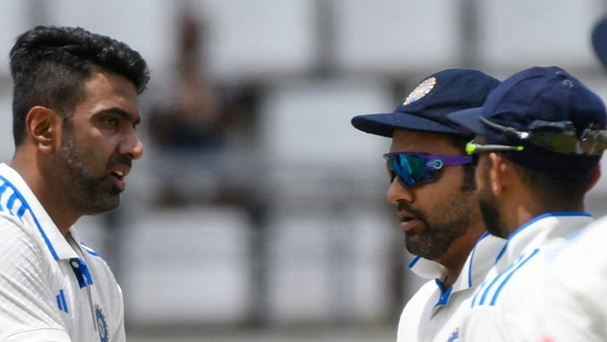 IND vs WI Ashwin becomes first Indian bowler to pick father son wicket after dismissing tagenarine chanderpaul