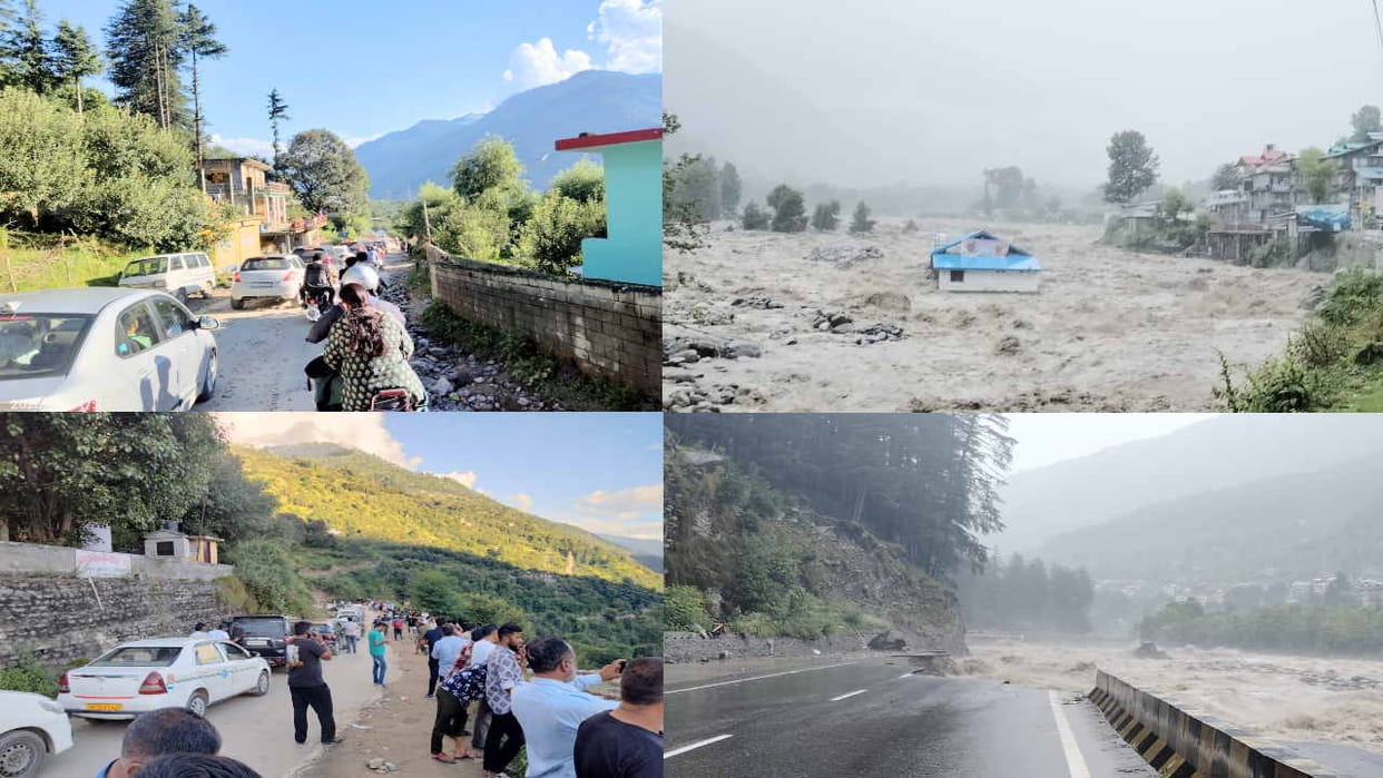 Himachal pradesh Weather Update Today Heavy Rain Landslides and FLood Know HP Weather News in Hindi