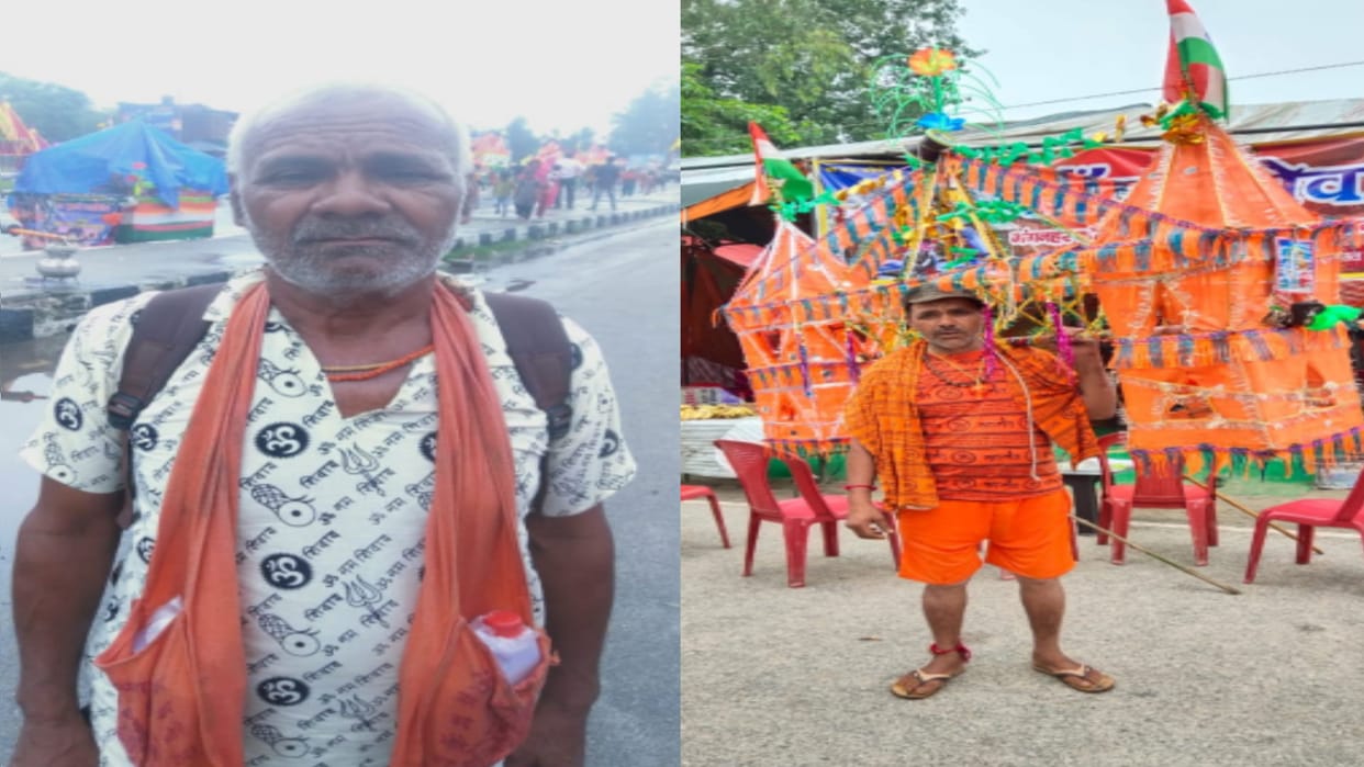 Muzaffarnagar: Muslim Roju and Faiz are bringing Kanwar from Haridwar, people are serving of both