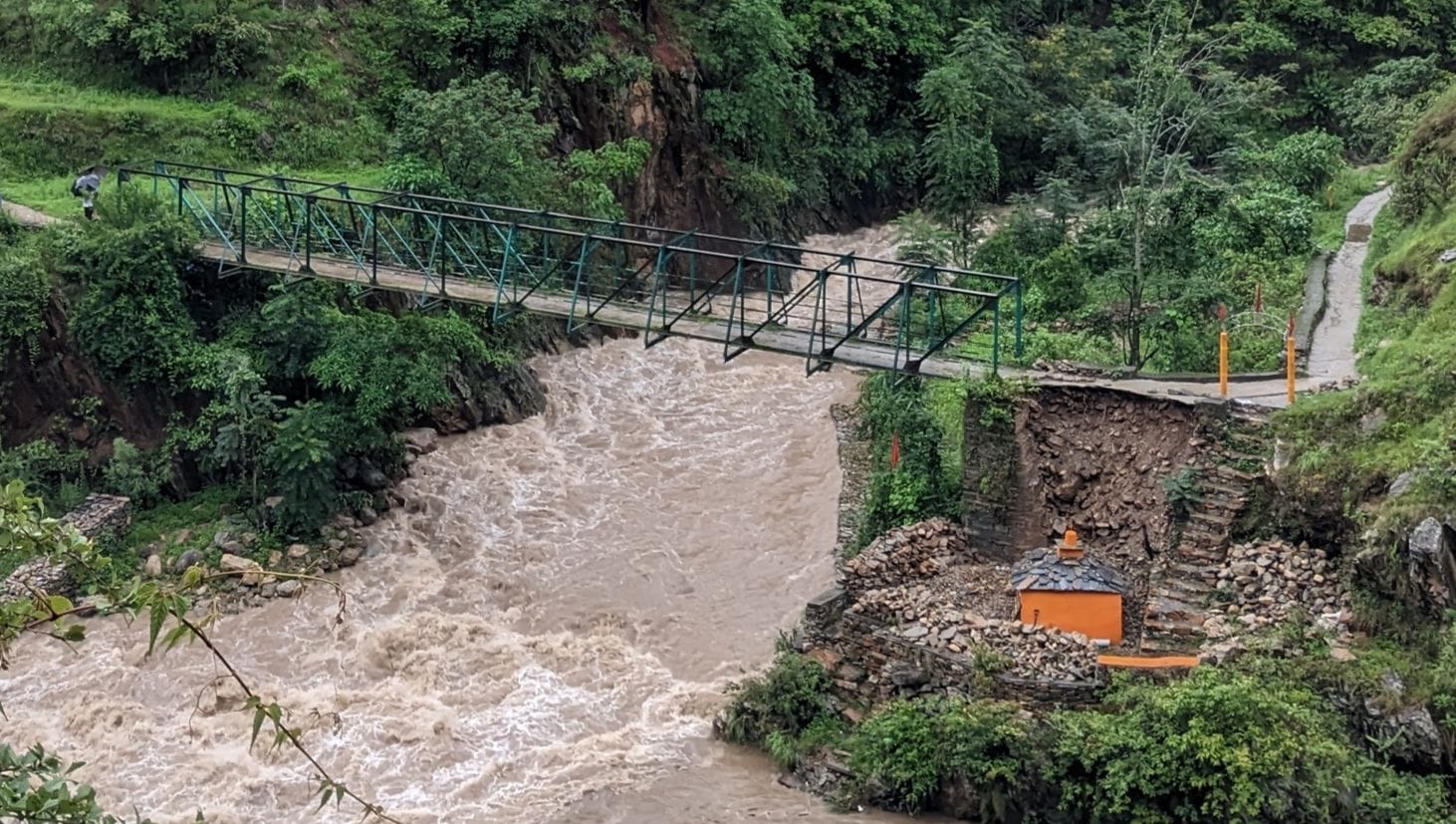 Uttarakhand Weather so far more than 1500 roads were closed and seven bridges damaged after monsoon rain
