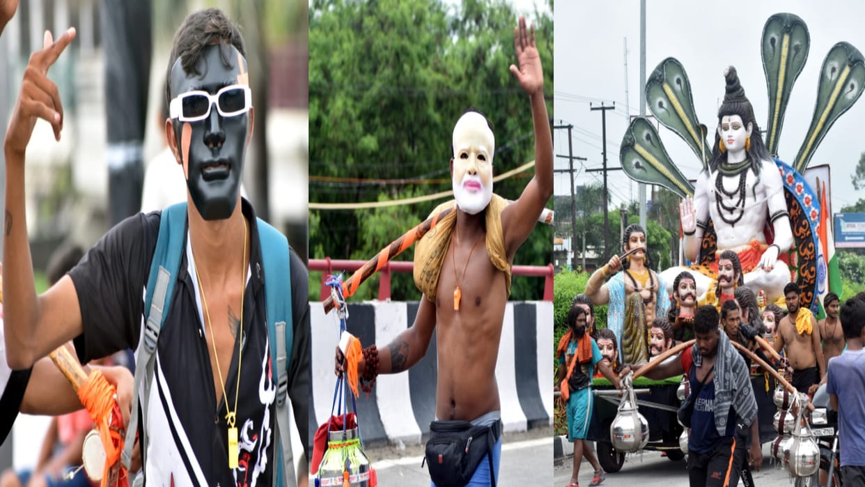 Meerut News : See amazing pictures of Kanwar Yatra