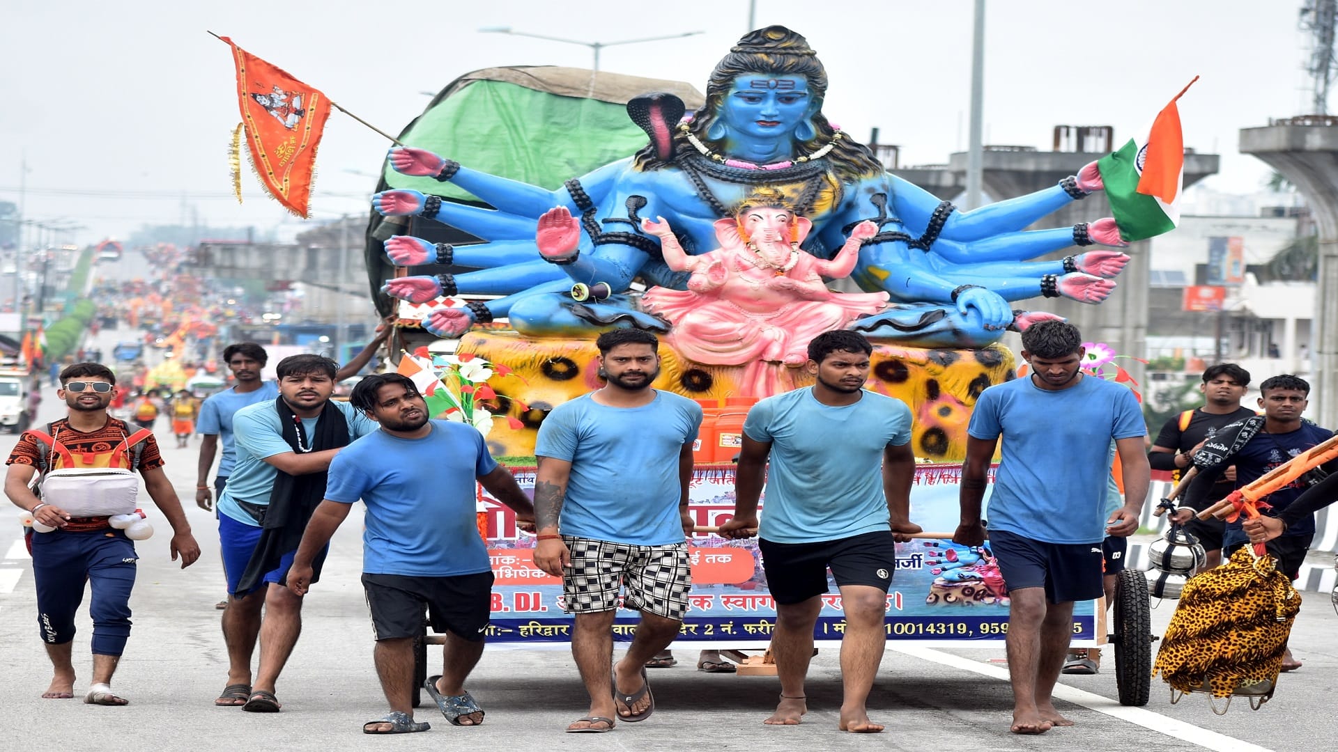 Meerut News : See amazing pictures of Kanwar Yatra