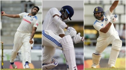 IND vs WI 1st Test: भारत के नाम रहा पहला दिन; अश्विन ने 33वीं बार लिए पारी में पांच विकेट, रोहित और यशस्वी जमे IND vs WI DAY 1 highlights India vs West Indies 1st Test Match Scorecard ashwin rohit sharma Yashasvi Jaiswal