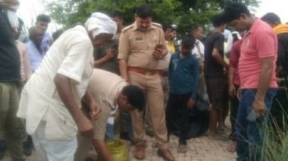 Sensation after dead body of Meerut youth was found in canal azamgarh