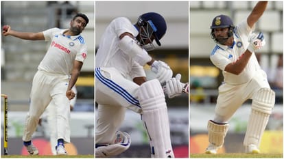 WI vs IND highlights India beat West Indies 1st Test Yashasvi Jaiswal ashwin rohit virat kohli Scorecard