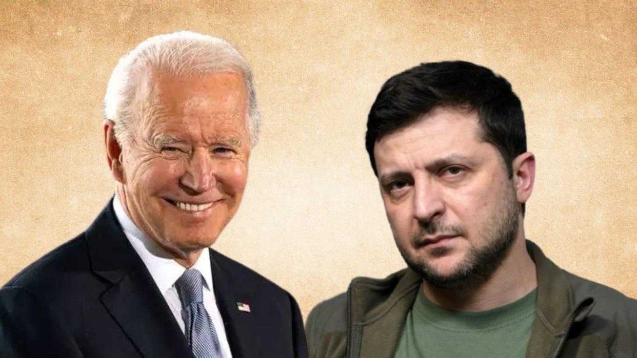 Ukraine president Zelensky meets With US President Biden discussed for support and arms