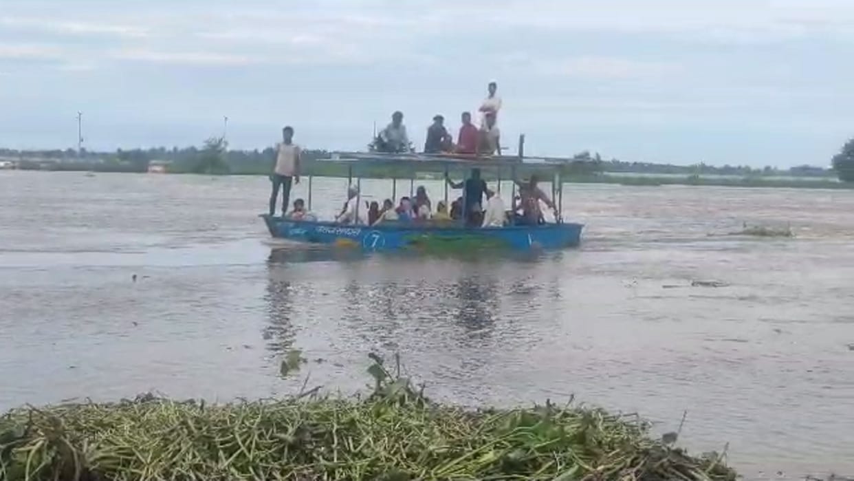 UP: flooded in many villages of Bijnor, more than 100 people were rescued, relief work continues