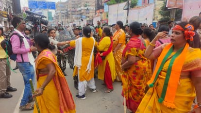 Bihar BJP assembly march, Gandhi Maidan to Vidhansabha, Teacher recruitment, protest against Nitish Kumar