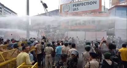 Bihar BJP assembly march, Gandhi Maidan to Vidhansabha, Teacher recruitment, protest against Nitish Kumar