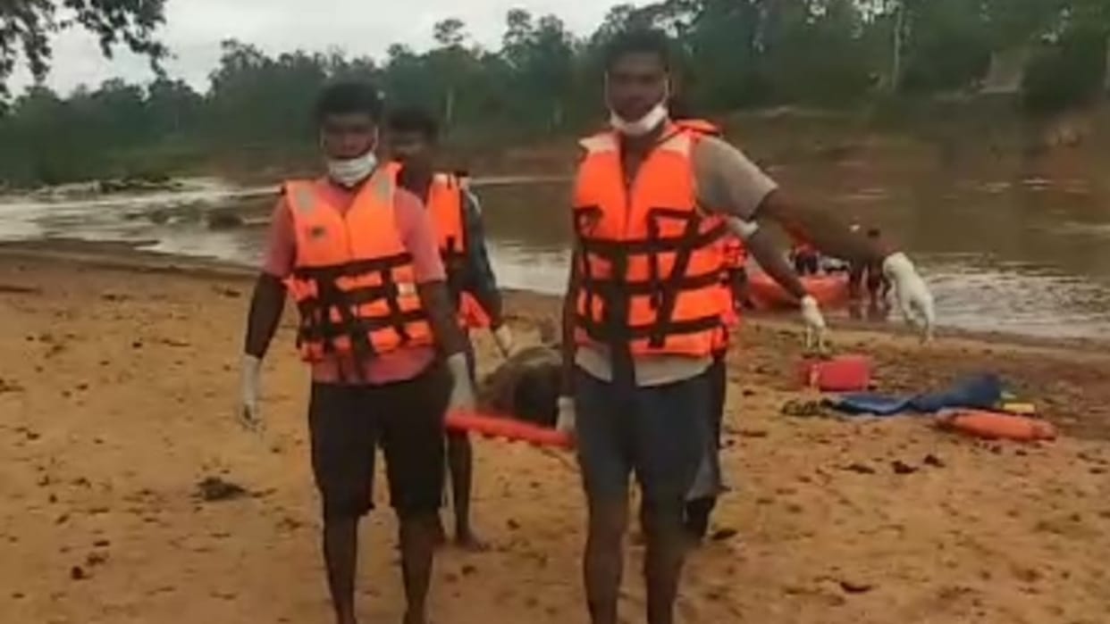 Villager crossing the river to catch fish got swept away in Bijapur