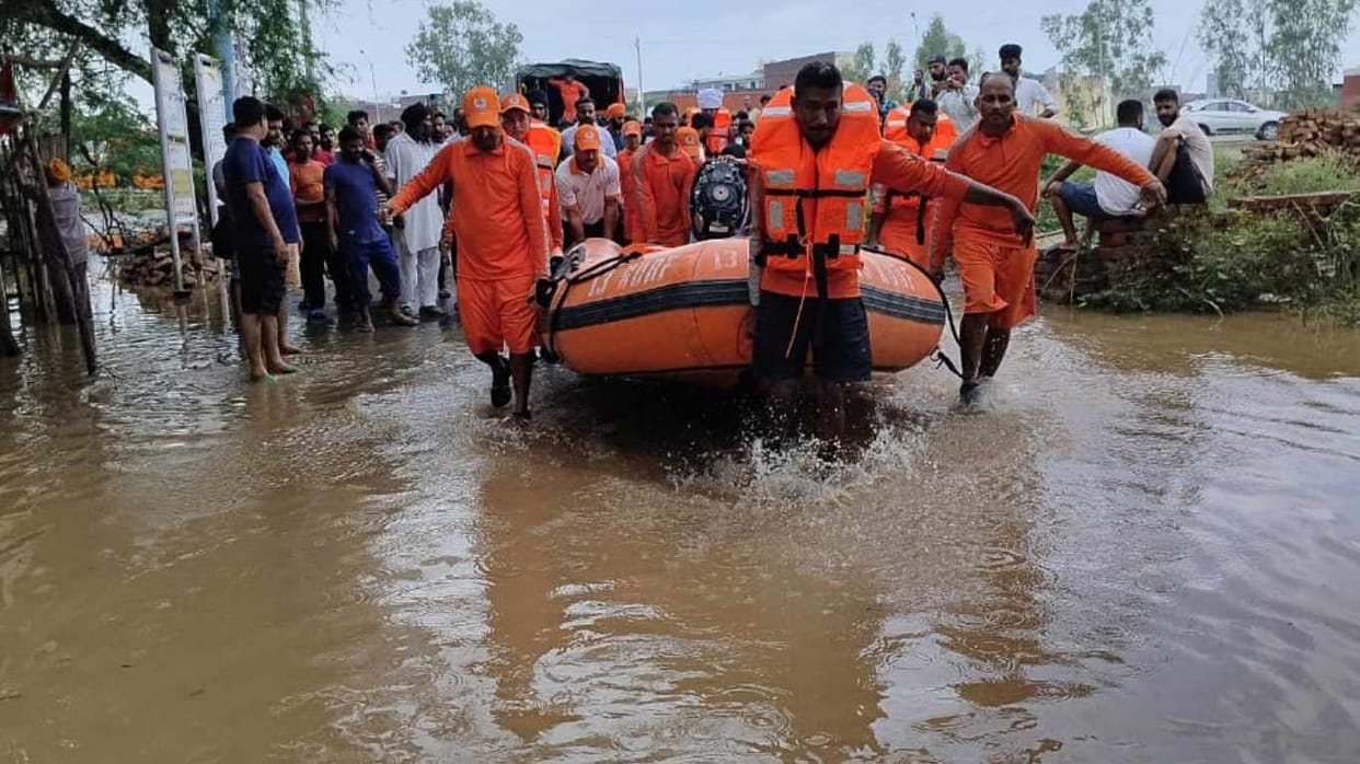 Haryana Flood News: 10 districts of Haryana in the grip of flood
