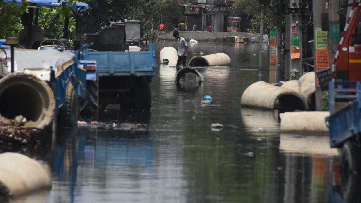 Buddha Nullah overflows and water increased six inches in a day in Ludhiana