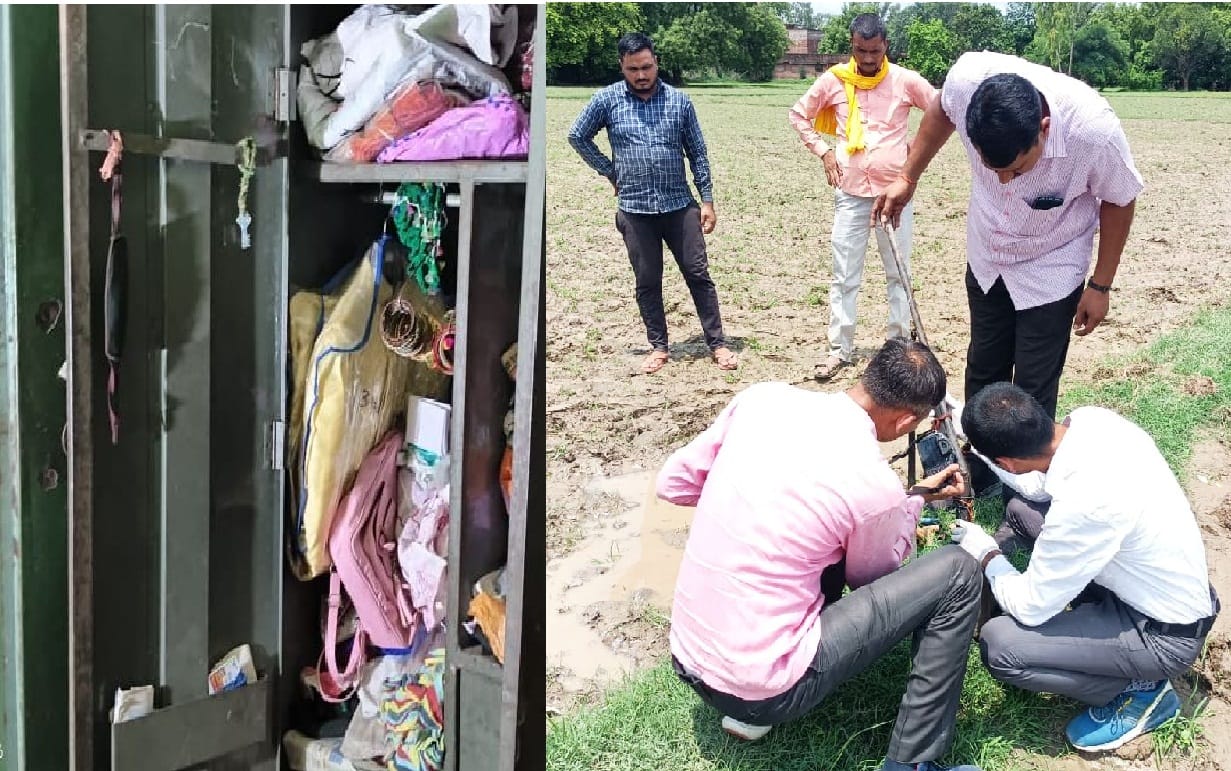 the miscreant absconded with theft, cash and jewelry from the inspectors house, police engaged in investigatio