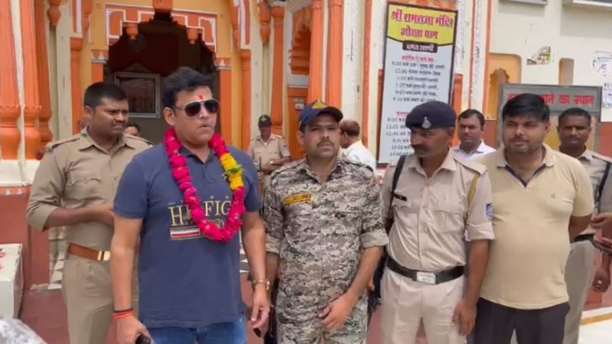 MP Politics MP Ravi Kishan reached Orchha says BJP government will be formed again in Madhya Pradesh