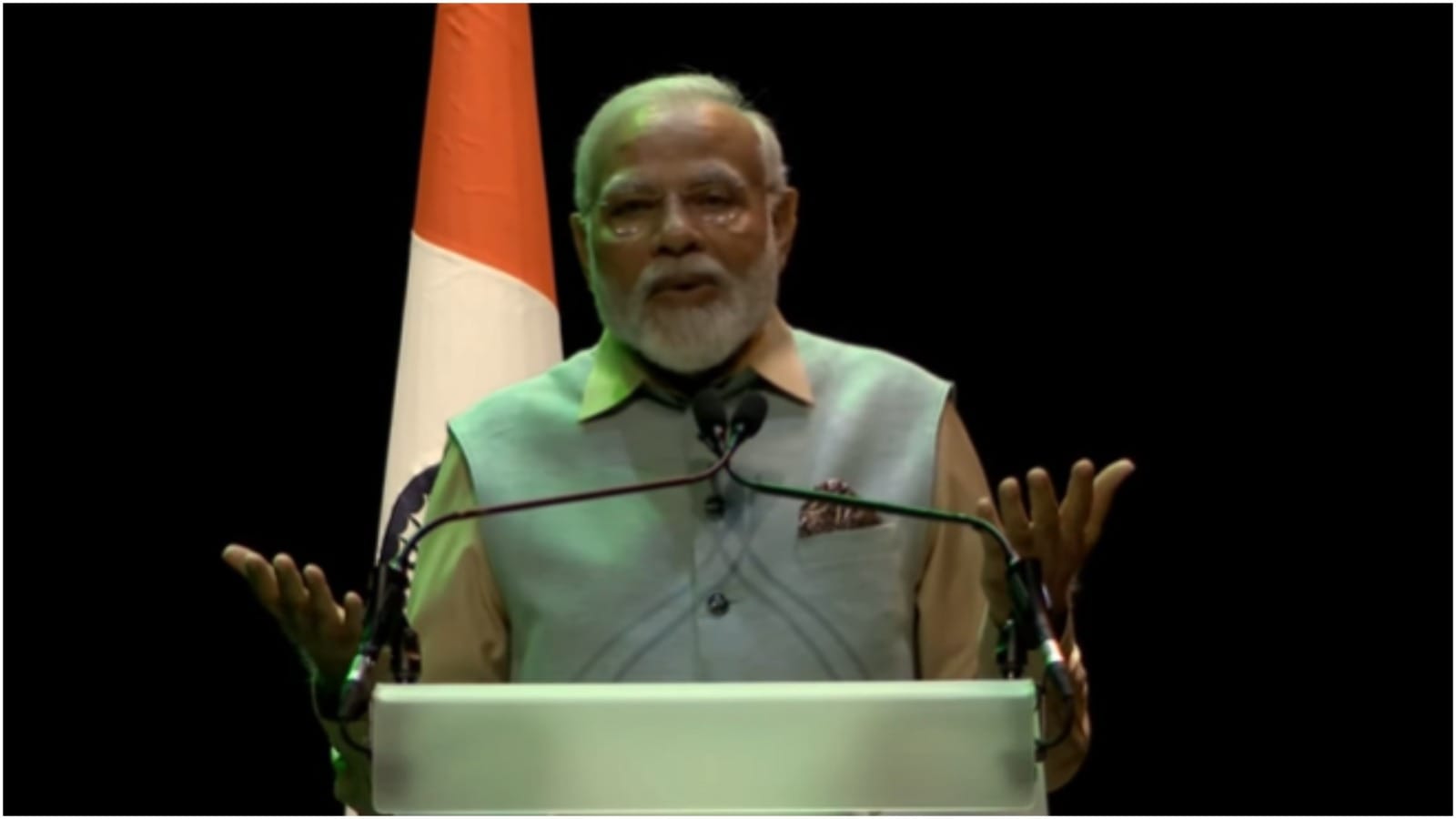 PM Modi France Visit live address the program of the Indian community; enjoyed the cultural performances