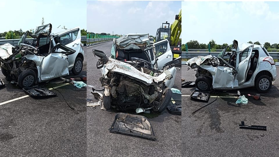 Big accident in Haryana: Car and truck collision on National Highway 152D; Four killed on spot, two injured