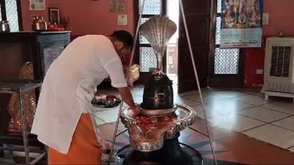 Shivling made of mercury and gold is established in Shri Sahasradham Gaurishankar temple